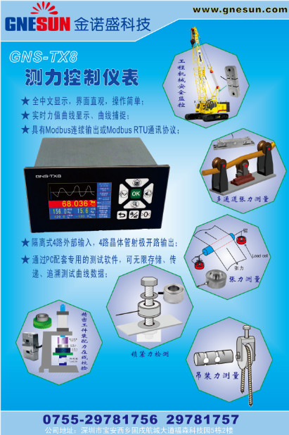 测力控制仪表解决方案